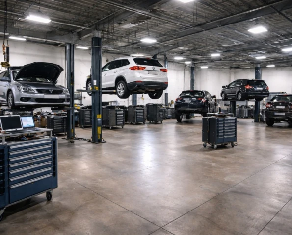 Ремонтная зона автосервиса