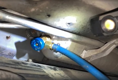 Заправка пневмоподвески азотом